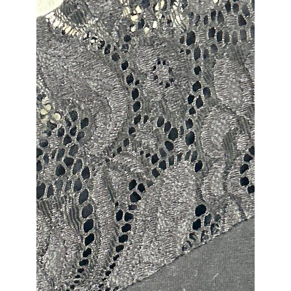 Torrid 2 2X Black Faux Wrap Top Strappy Lace Detail Boho - Picture 6 of 12